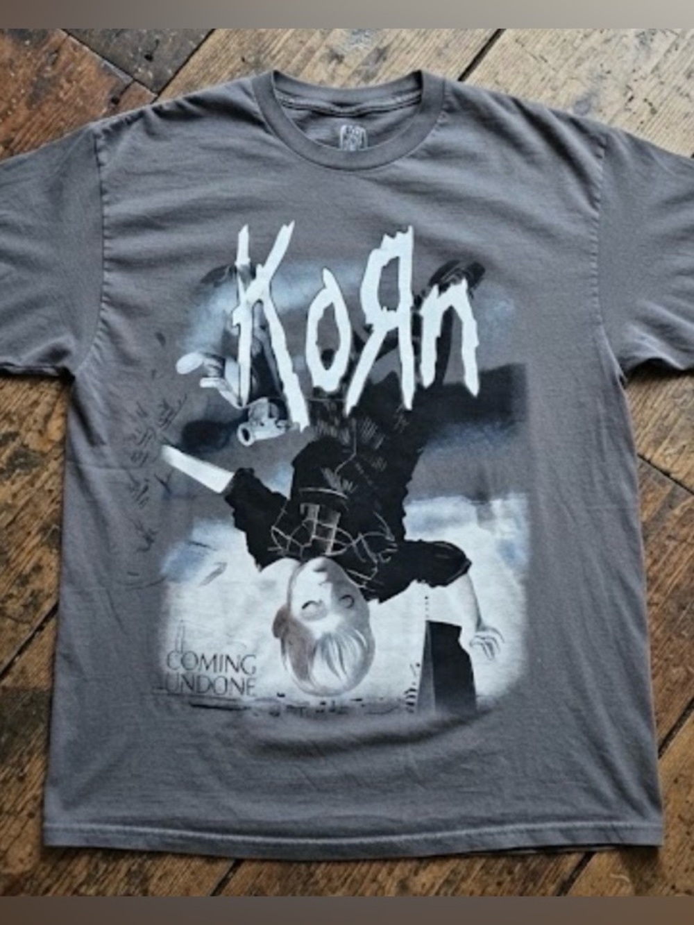 Graphic Band Tee in Gray - Men's Shirt